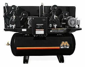 Mi-T-M 120 Gallon Two Stage Electric Duplex Air Compressor - ADD-23110-120HM