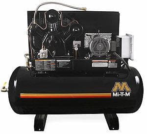 Mi-T-M 120 Gallon Two Stage Electric Duplex Air Compressor - ADS-23110-120H