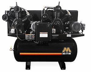 Mi-T-M 120 Gallon Two Stage Electric Duplex Air Compressor -AED-20315-120H