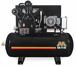 Mi-T-M 120 Gallon Two Stage Electric Duplex Air Compressor - AES-20315-120HM