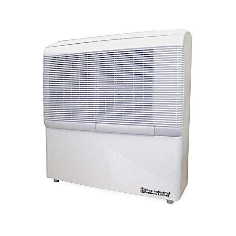 EBAC-AD850E-COMMERCIAL-DEHUMIDIFIER-front-view-white-unit-air-vent