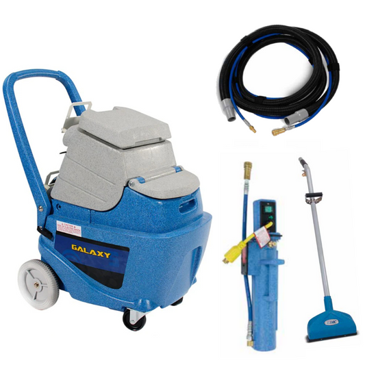 EDIC GALAXY 5 500BX-HRH 12 Gallon Carpet Extractor – Commercial Clean Bundle