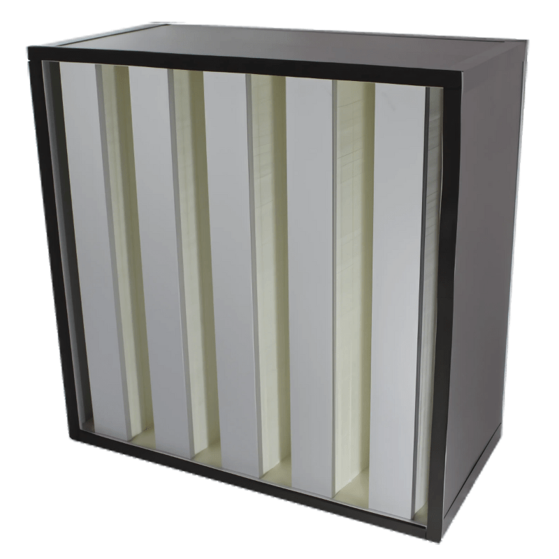Novatek Metal Frame High Capacity V-Bank HEPA Filter 99.99% 24″ x 24″ for Novair 2000