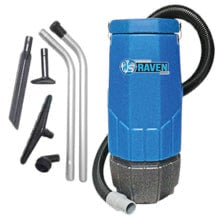 Sandia 20-2001 Whisper Raven 10-Quart Backpack Vacuum With 5 pc. Standard Tool Kit package