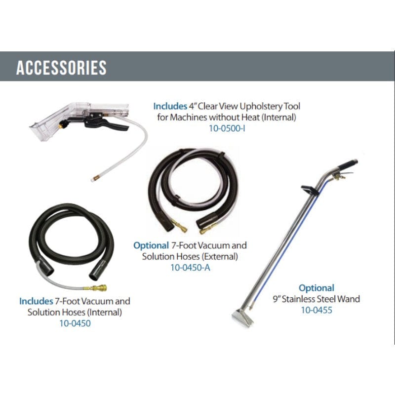 Sandia 50-2000 2-Gallon Spot Extractor Kit - 55 PSI Pump With Clear View Upholstery Tool included