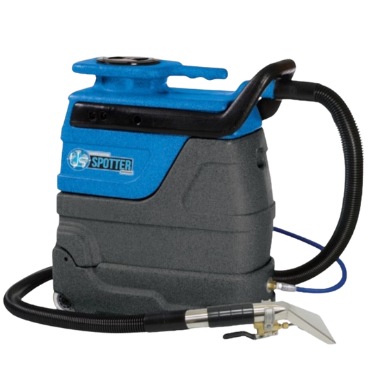Sandia 50-4000 3-Gallon Heated Spot Extractor Kit with - 55 PSI Pump and 4” Stainless Steel Upholstery Tool clean