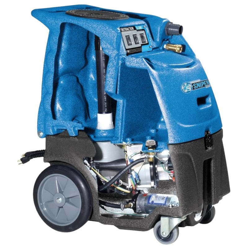 Sandia 6-Gallon 86-3200 Series Dual 3-Stage Sniper Carpet Extractor - 200 PSI Pump with Optional Heat inside of system