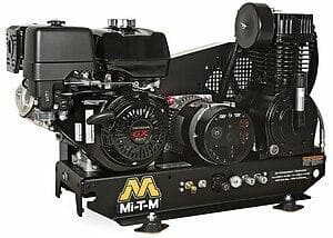 Mi-T-M Base-Mount Air Compressor and Generator Combo AG2-SH13-B