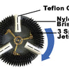 360i Carpet Brush Head Steel / Teflon