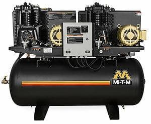 Mi-T-M 120-Gallon Two Stage Electric Duplex - ACD-23105-120HM