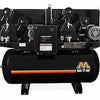 Mi-T-M 120 Gallon Two Stage Electric Duplex Air Compressor - ADD-23110-120HM