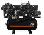 Mi-T-M 120 Gallon Two Stage Electric Duplex Air Compressor - AED-20315-120HM