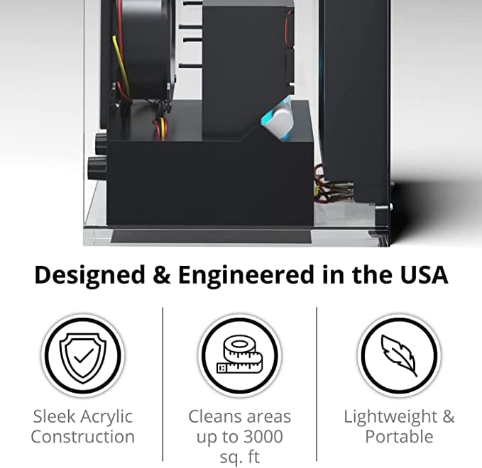 Prolux New Comfort PLCOZBL3K 6 Stage Ozone Generating Air Purifier with Remote