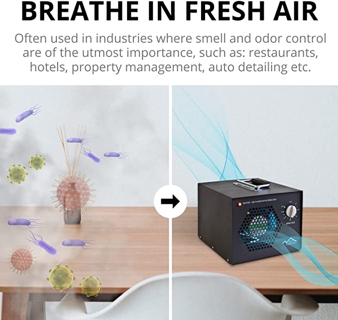 Prolux New Comfort PLCOZHMA500 Commercial Air Purifier Cleaner Ozone Generator with UV and 3 Year Warranty by Prolux