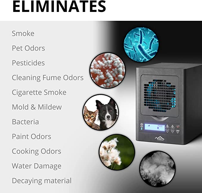 Prolux New Comfort PLCOZBL3K 6 Stage Ozone Generating Air Purifier with Remote