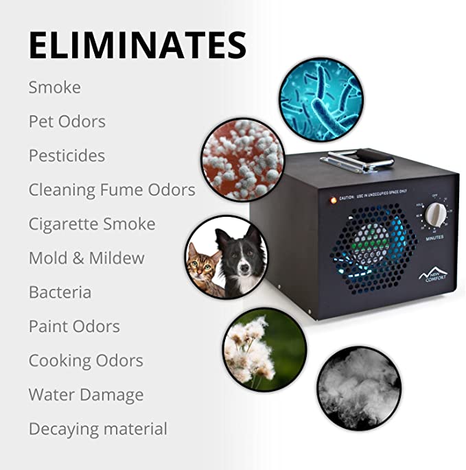 Prolux New Comfort PLCOZHMA500 Commercial Air Purifier Cleaner Ozone Generator with UV and 3 Year Warranty by Prolux