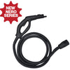 MR-1000 Forza *Nero Steam Gun & Hose With Sleeve Standard Length - 8 Feet