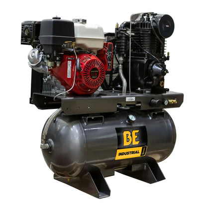 BE Power Equipment 23 CFM @ 175 PSI Gas Air Compressor with Honda GX390 Engine AC1330HEB2