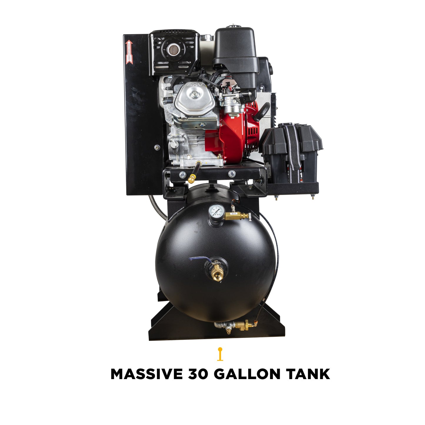 BE Power Equipment 19 CFM @ 175 PSI Gas Air Compressor/Welder/Generator with Honda GX390 Engine AC1330HB3000W