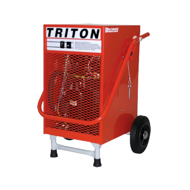 EBAC-TRITON-PROFESSIONAL-SERIES-INDUSTRIAL-DEHUMIDIFIER-side-view-red-body-industrial-design