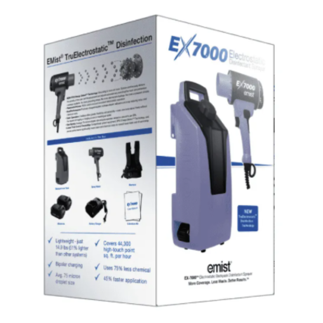 EX7000 Electrostatic Disinfecting Sprayer Backpack Device