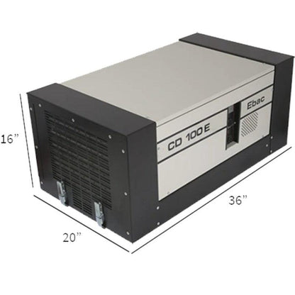 Ebac-CD100E-commercial-dehumidifier-dimensions-view
