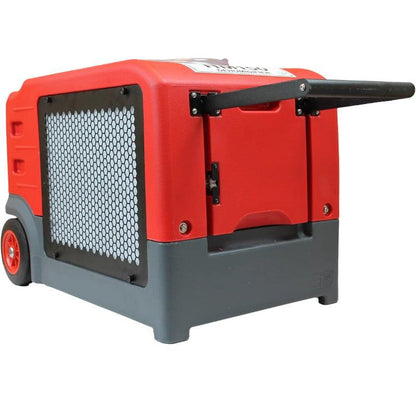 Ebac-HM150-Flood-Restoration-Dehumidifier-side-profile-with-handle-red-exterior