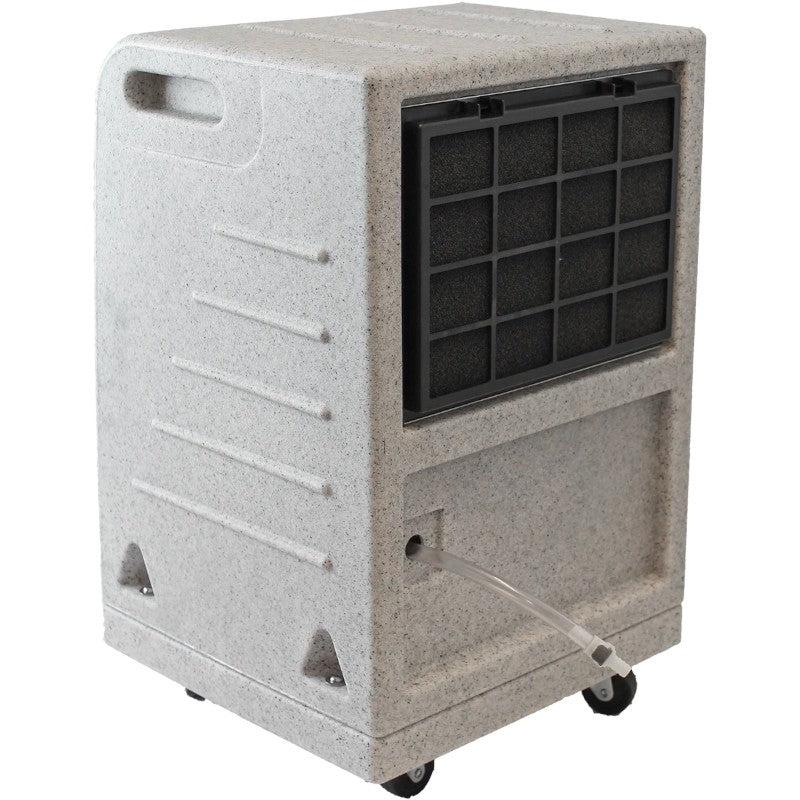 Ebac-RM40-Series-Compact-Dehumidifier with-filter-and-drain-hose