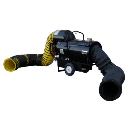 Flagro FVNP-400RC 390,000 BTU Indirect Fired Dual Fuel Heater – Recirculating Hood