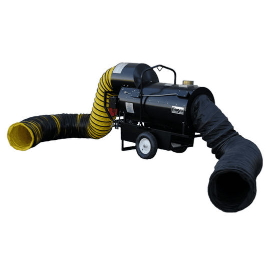 Flagro FVNP-400RC 390,000 BTU Indirect Fired Dual Fuel Heater – Recirculating Hood