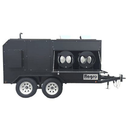Flagro FVO-1100TR 800,000 BTU Indirect Fired Heater Trailer - Oil With Air Recirculation Capabilities