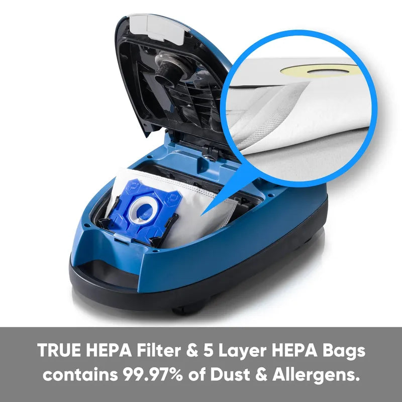 Prolux QX90 Bagged Canister HEPA Vacuum with Powerhead