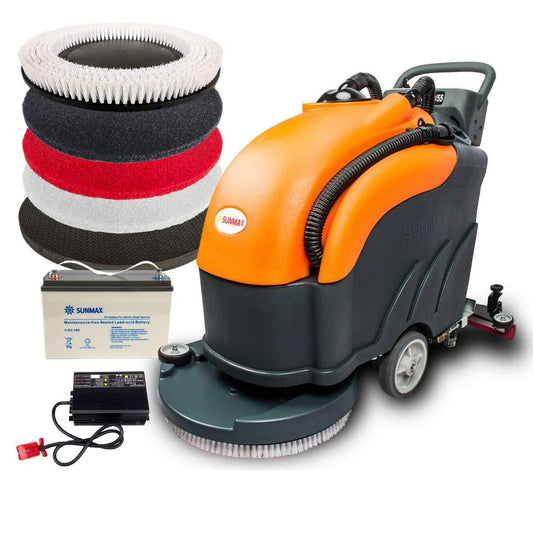 Walk-Behind Floor Scrubber