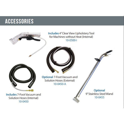Sandia 50-2000 2-Gallon Spot Extractor Kit - 55 PSI Pump With Clear View Upholstery Tool included