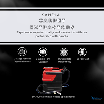 Sandia 50-7000 Indy Automotive 3-Stage Heated Spot Extractor with Tool 4 benefits 