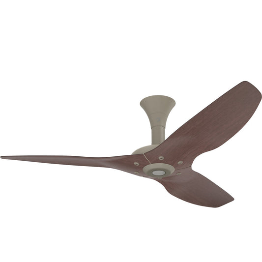 Big Ass Fans 52" Haiku Ceiling Fan Kit in Satin Nickel with Cocoa Bamboo