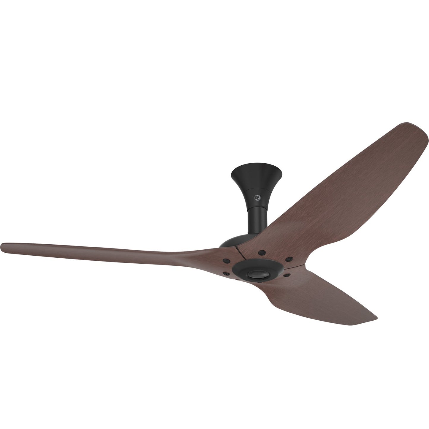 Big Ass Fans 60" Haiku Ceiling Fan Kit in Black with Cocoa Bamboo – Indoor