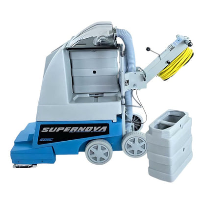 Buckets Side View: EDIC Supernova 800PSN 8 Gallon Self-Contained Carpet Extractor for Convenient Handling