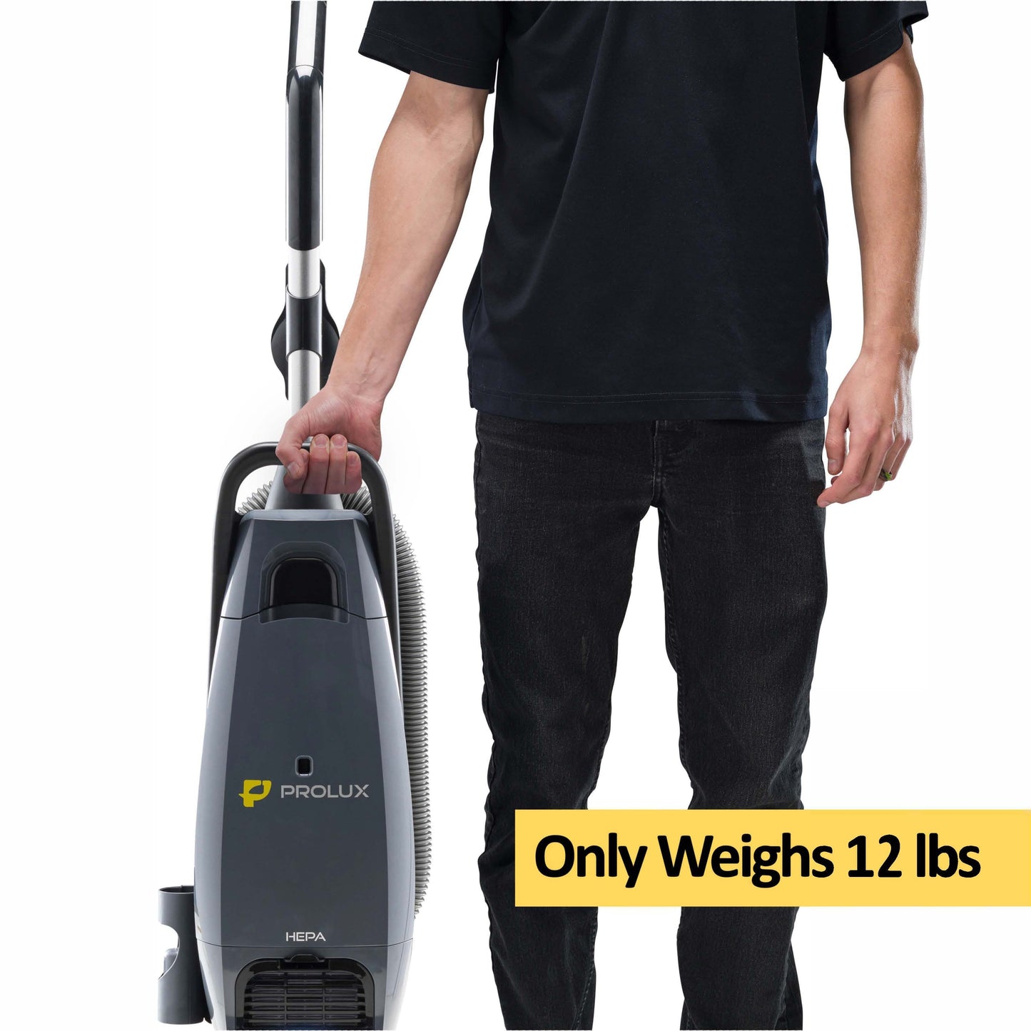 Prolux Phantom Commercial Bagged Upright Sealed HEPA Pet Vacuum for Professional Cleaners