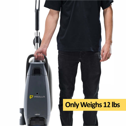 Prolux Phantom Commercial Bagged Upright Sealed HEPA Pet Vacuum for Professional Cleaners