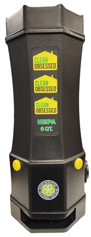 Clean Obsessed CO6 Commercial Backpack Vacuum – 6-Quart High-Filtration Power