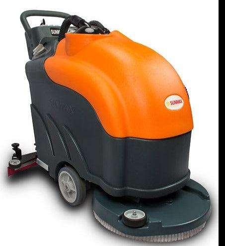 Efficient Battery-Powered Floor Scrubber RT50 with 22" Brush | SUNMAX