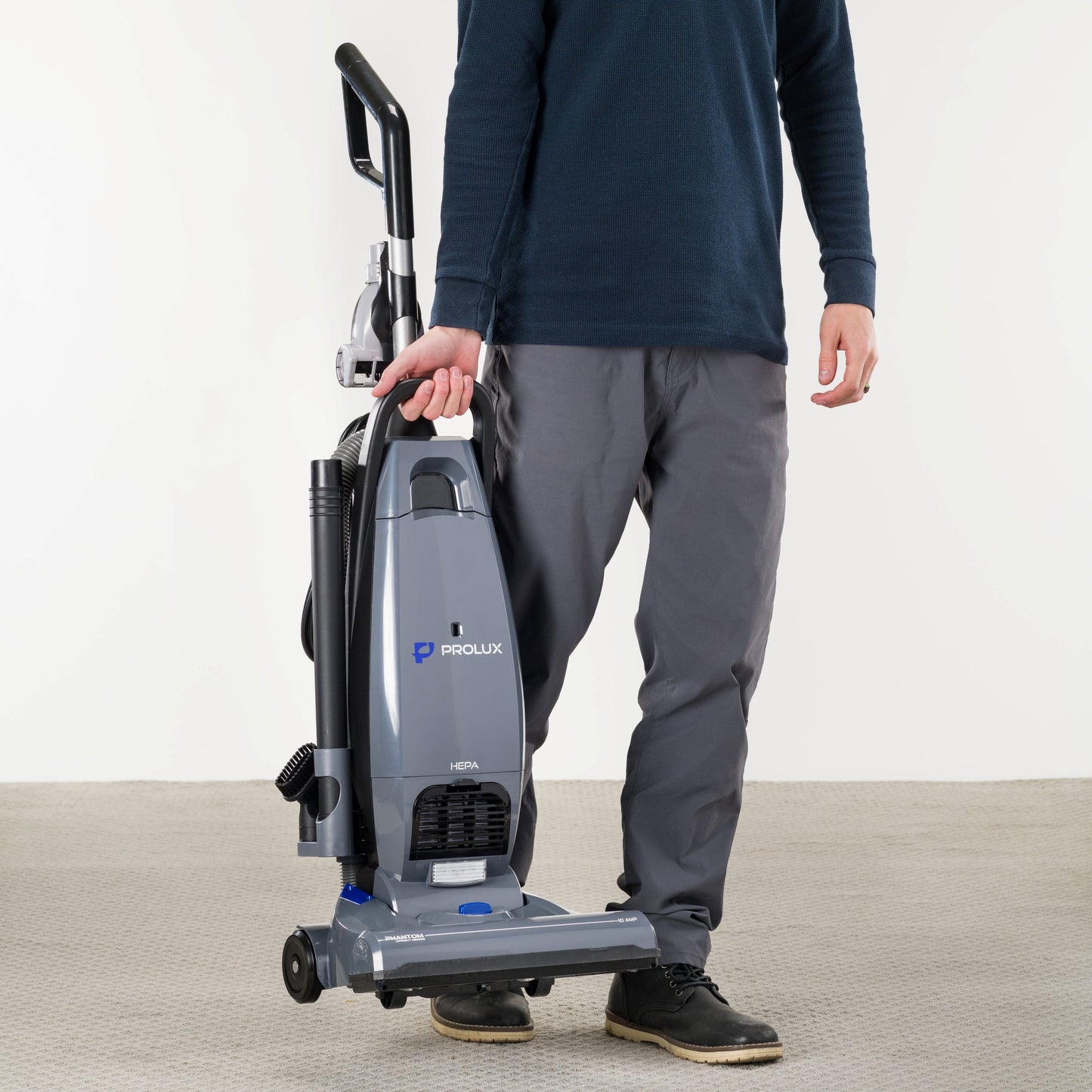 Prolux Phantom Bagged Upright Sealed HEPA Pet Vacuum for Home