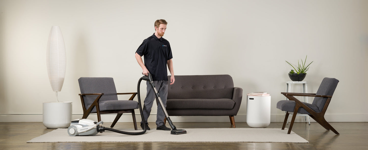 Prolux Phantom Bagged Canister Deep Cleaning PET Vacuum with Powerhead for Home