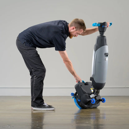 Prolux PLCC430BN Cordless Commercial Micro Dual Brush Floor Cleaner, Scrubber and Buffer