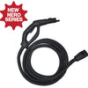 MR-1000 Forza *Nero Steam Gun & Hose With Sleeve Extended Length - 12 Feet