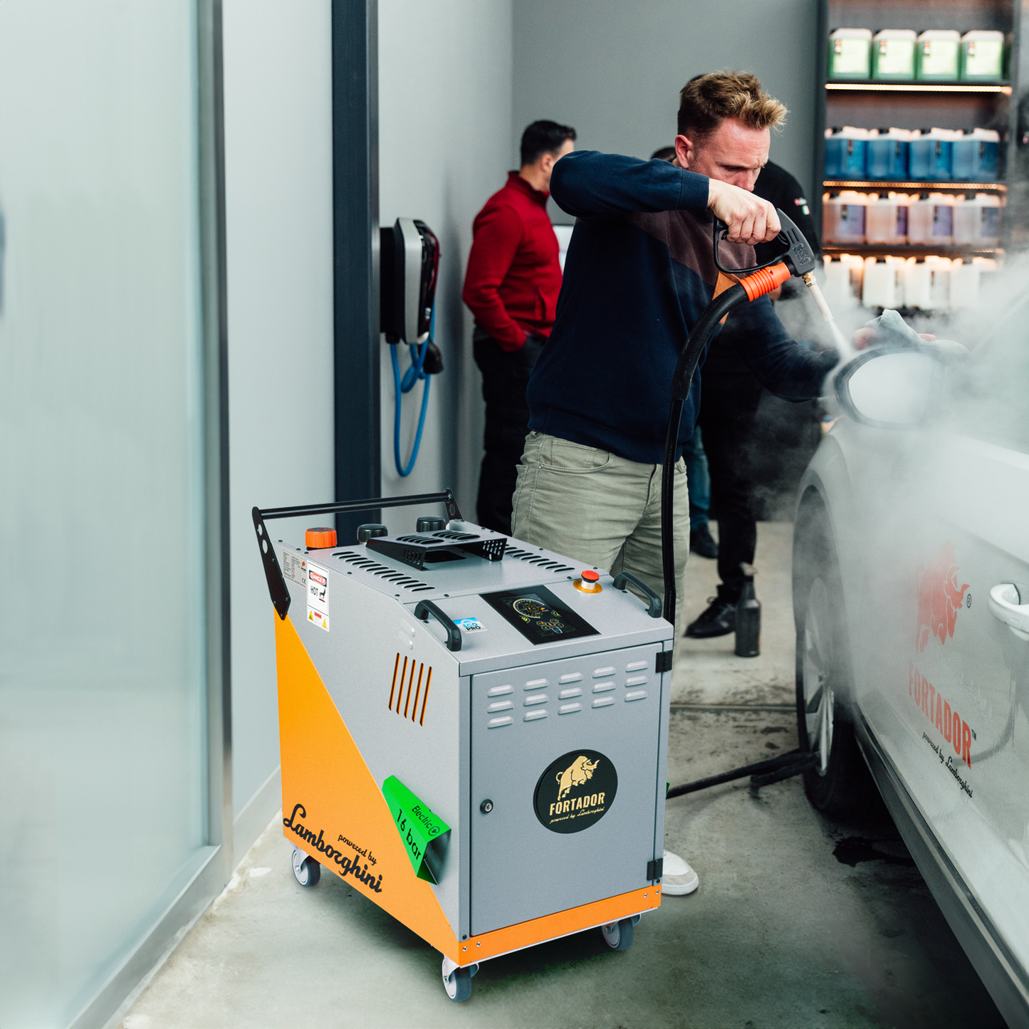 FORTADOR Pro Electra Electric Steam Jet Wash