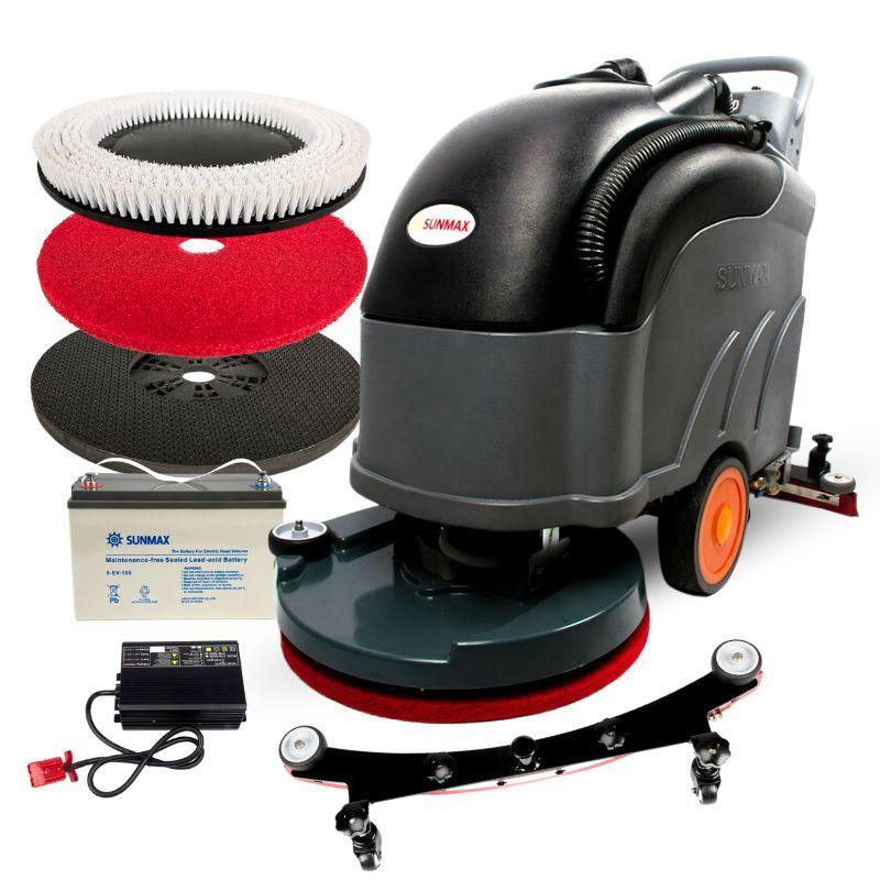 Self-Propelled Floor Scrubber - 22" Width, 36,000 sqft/h