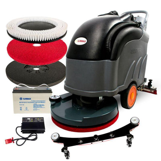 Self-Propelled Floor Scrubber - 22" Width, 36,000 sqft/h