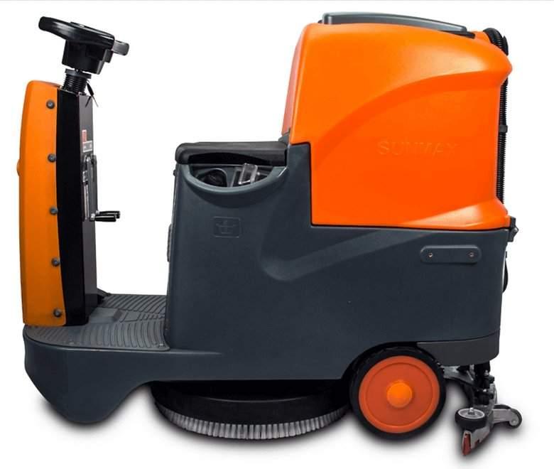 Ride-On Floor Scrubber RT70, 22" Brush for High Efficiency